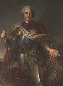モーリス・ド・サックス1696-1750の肖像、フランスの元帥、1735年から1739年頃。 作： Charles Antoine Coypel