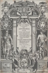「聖なる敵対者」の口絵、1626 年。 作： Charles Audran