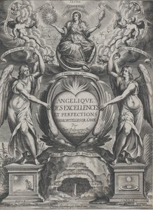 「魂の卓越のアンジェリーク」の口絵、1626年。 作： Charles Audran