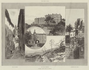 イエール、フランス南海岸 作： Charles Auguste Loye