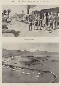 ドンゴラへの前進 作： Charles Auguste Loye