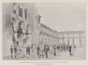 ダマスカスの遺跡を訪れ、グランドモスクを再建したドイツ皇帝 作： Charles Auguste Loye