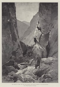 クレタ島のトラブル、チーフパス、スファキア、革命家の山の隠れ家 作： Charles Auguste Loye