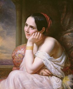 オダリスク、1836 作： Carl von Steuben