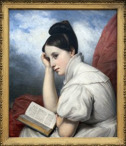 La Reader、Charles von Steuben（1788-1856）によるキャンバスの油絵、写真、KIM Youngtae、ナント、ナント美術館。