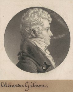 アレクサンダー・ギブソン 作： Charles B. J. Févret de Saint Mémin