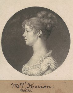 アン・プルーム・ヘロン 作： Charles B. J. Févret de Saint Mémin