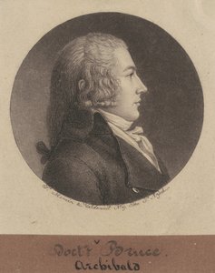 アーチボルド・ブルース 作： Charles B. J. Févret de Saint Mémin