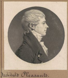 アーチボルド・プレザンツ・ジュニア 作： Charles B. J. Févret de Saint Mémin