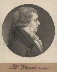 ベンジャミン・ハリソン 作： Charles B. J. Févret de Saint Mémin