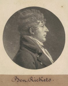 ベンジャミン・リケッツ 作： Charles B. J. Févret de Saint Mémin