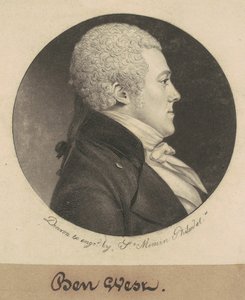 ベンジャミン・ウェスト 作： Charles B. J. Févret de Saint Mémin