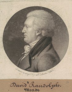 デビッド・ミード・ランドルフ 作： Charles B. J. Févret de Saint Mémin