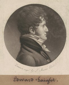 エドワード・ライト 作： Charles B. J. Févret de Saint Mémin