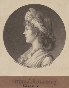 エレノア・ラムゼイ・フィッツウィリアム 作： Charles B. J. Févret de Saint Mémin