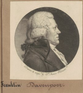 フランクリン・ダベンポート 作： Charles B. J. Févret de Saint Mémin