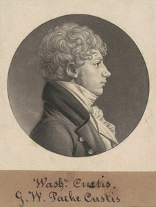 ジョージ・ワシントン・パーク・カスティス 作： Charles B. J. Févret de Saint Mémin