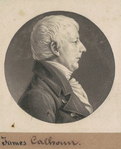 ジェームズ・カルフーン 作： Charles B. J. Févret de Saint Mémin