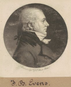 ジョン・B・エヴンズ 作： Charles B. J. Févret de Saint Mémin