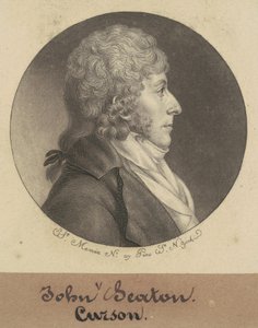 ジョン・カーゾン・シートン 作： Charles B. J. Févret de Saint Mémin