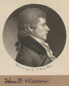 ジョン・ファニング・ワトソン 作： Charles B. J. Févret de Saint Mémin