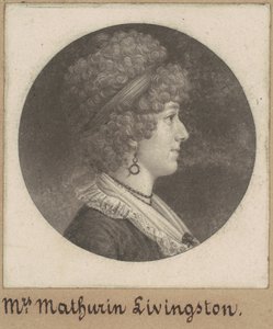 マーガレット・ルイス・リビングストン 作： Charles B. J. Févret de Saint Mémin