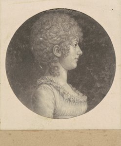 マーガレット・ポーク 作： Charles B. J. Févret de Saint Mémin