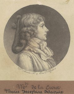 マリー・ジョセフィーヌ・ドラクロワ 作： Charles B. J. Févret de Saint Mémin