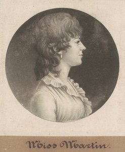 ミス・マーティン 作： Charles B. J. Févret de Saint Mémin