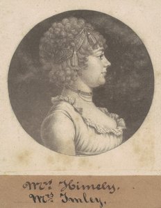 ジェームズ・ヘンダーソン・イムレー夫人 作： Charles B. J. Févret de Saint Mémin