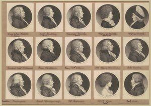 サン・メマン肖像画コレクション、グループ10 作： Charles B. J. Févret de Saint Mémin