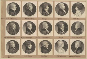 サン・メマン肖像画コレクション、グループ15 作： Charles B. J. Févret de Saint Mémin