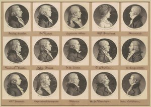 サン・メマン肖像画コレクション、グループ16 作： Charles B. J. Févret de Saint Mémin