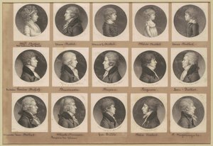 サン・メマン肖像画コレクション、グループ19 作： Charles B. J. Févret de Saint Mémin