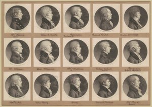 サン・メマン肖像画コレクション、グループ22 作： Charles B. J. Févret de Saint Mémin