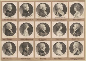 サン・メマン肖像画コレクション、グループ24 作： Charles B. J. Févret de Saint Mémin