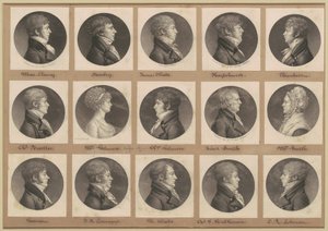 サン・メマン肖像画コレクション、グループ25 作： Charles B. J. Févret de Saint Mémin