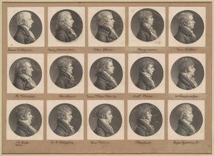 サン・メマン肖像画コレクション、グループ26 作： Charles B. J. Févret de Saint Mémin