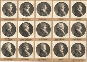 サン・メマン肖像画コレクション、グループ27 作： Charles B. J. Févret de Saint Mémin