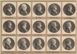 サン・メマン肖像画コレクション、グループ28 作： Charles B. J. Févret de Saint Mémin