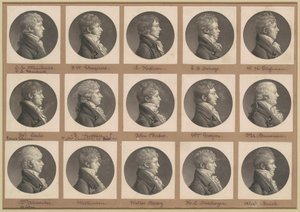 サン・メマン肖像画コレクション、グループ29 作： Charles B. J. Févret de Saint Mémin