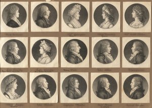 サン・メマン肖像画コレクション、グループ 2 作： Charles B. J. Févret de Saint Mémin