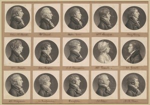 サン・メマン肖像画コレクション、グループ35 作： Charles B. J. Févret de Saint Mémin