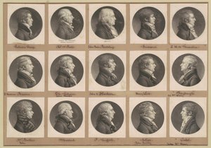 サン・メマン肖像画コレクション、グループ37 作： Charles B. J. Févret de Saint Mémin