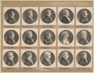 サン・メマン肖像画コレクション、グループ38 作： Charles B. J. Févret de Saint Mémin