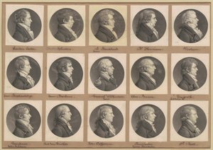 サン・メマン肖像画コレクション、グループ39 作： Charles B. J. Févret de Saint Mémin