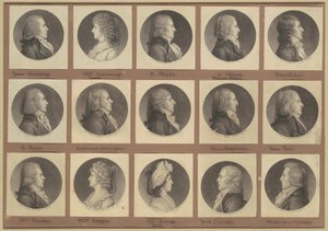 サン・メマン肖像画コレクション、グループ3 作： Charles B. J. Févret de Saint Mémin