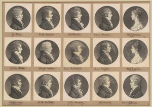 サン・メマン肖像画コレクション、グループ42 作： Charles B. J. Févret de Saint Mémin