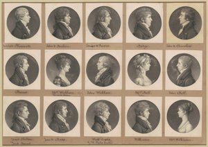 サン・メマン肖像画コレクション、グループ43 作： Charles B. J. Févret de Saint Mémin