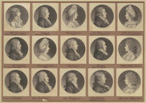 サン・メマン肖像画集、グループ4 作： Charles B. J. Févret de Saint Mémin